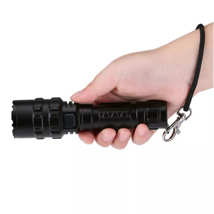 Aluminum Emergency Pocket 10w Led Manual Usb Mini High Power Style Rechargeable Tactical Super Bright Torch Flashlight