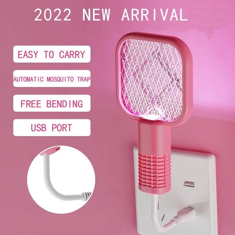 New mini electric usb mosquito killer lamp & mosquito racket