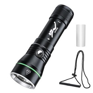 3000 Lumens Professional Diving Flashlight Scuba Diving Torch Aluminum Alloy Diving Torch Light 110M Depth Led Flashlight