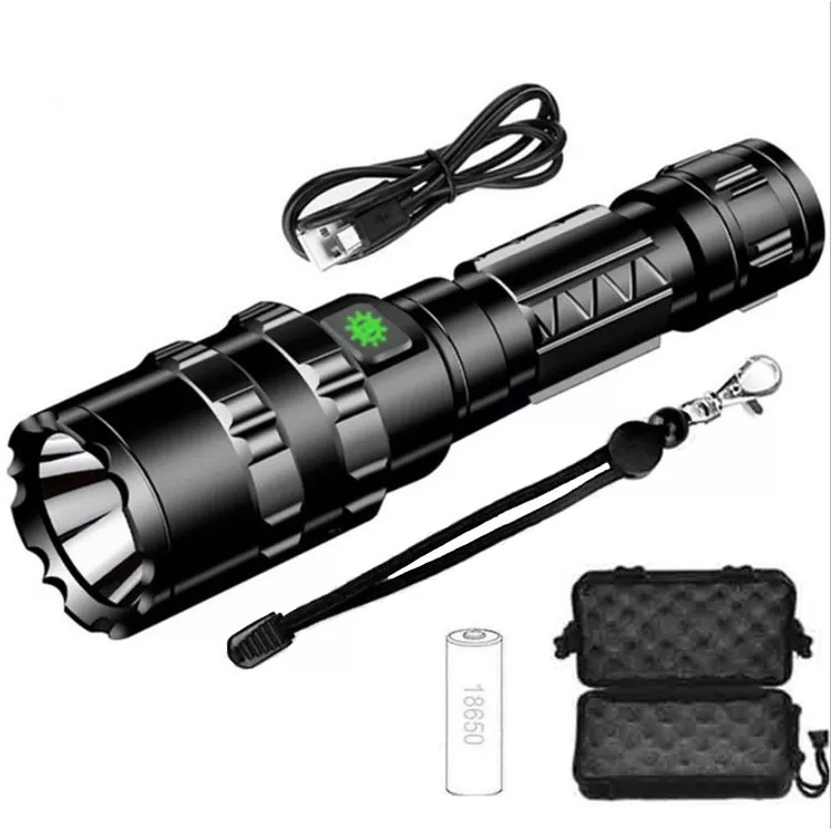 Aluminum Emergency Pocket 10w Led Manual Usb Mini High Power Style Rechargeable Tactical Super Bright Torch Flashlight