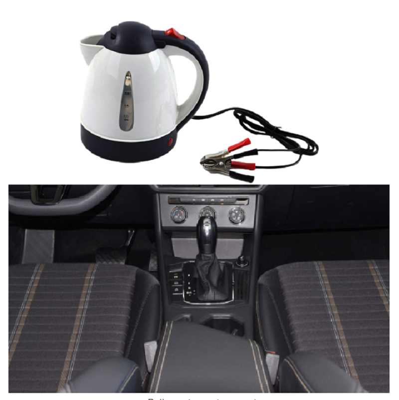 12V 150W 24V 250W 1.0L Stainless Steel Car Automobile Electric Kettle Auto Tea Water Coffee Heater Cup