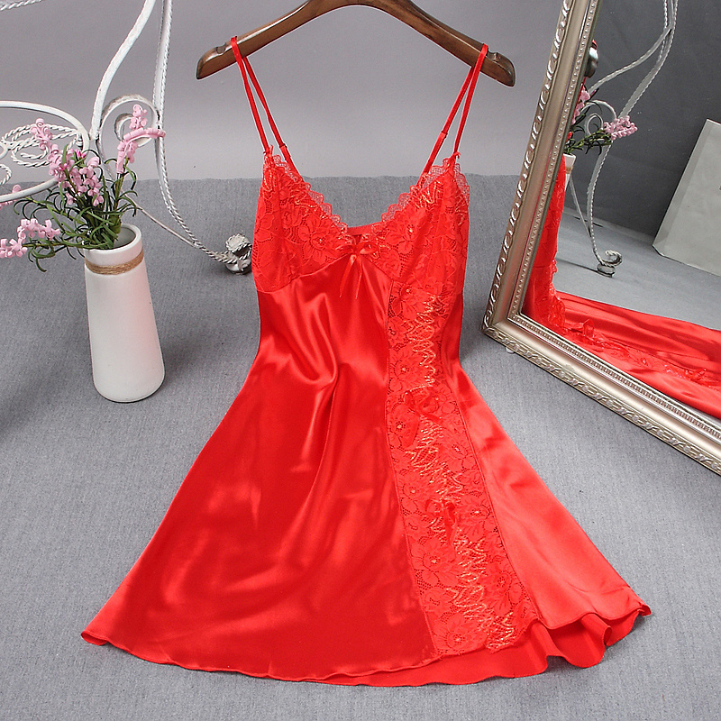 summer sexy camisole dress gift women sexy evening dresses for honeymoon girl nightgown transparent bridesmaid dresses nighty