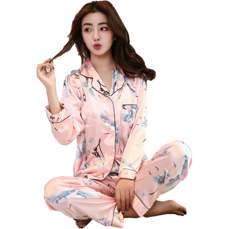 women new sexy nighty design comfort night wear women printing custom nightgown satin pajamas sets new design homefit textile