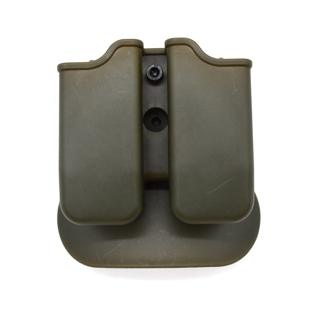 Tactical Dual Magazine Pouch 9mm Mag Pouch Double Stack Magazine Holder Carrier Hunting Accessories