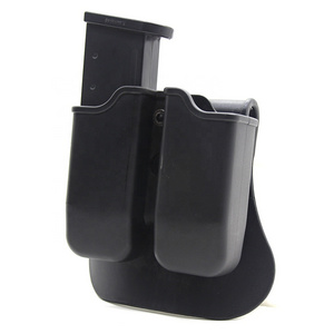 Tactical Dual Magazine Pouch 9mm Mag Pouch Double Stack Magazine Holder Carrier Hunting Accessories