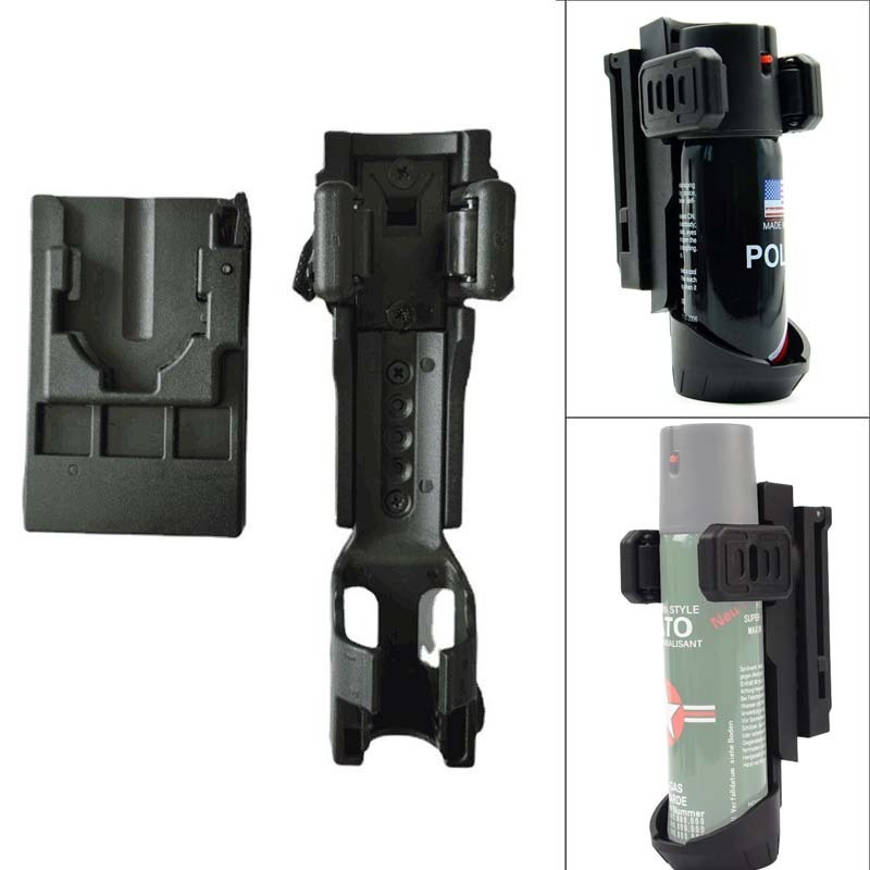 Tactical Baton Pepper Spray Holster Flashlight Holder Anti-robbery Quick Release Universal Spray Flashlight Baton Case with Lock