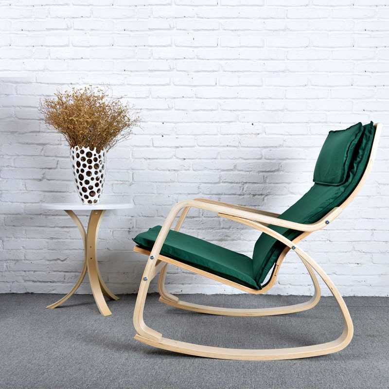 Wood relax rocking chairs for living room