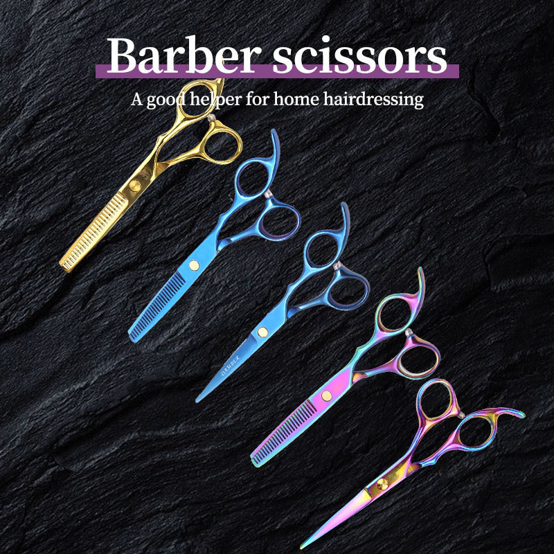 Professional Japanese Stainless Steel Razor Hair Barber Razor Scissors Hair Cutting Shear For Salon