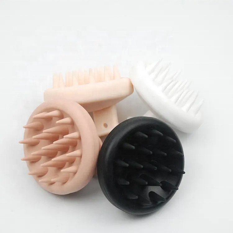 Hot Selling Silicon Bath Brush Soft Shampoo Hair Brush Silicone Hair Scalp Massager Shampoo Brush For Head