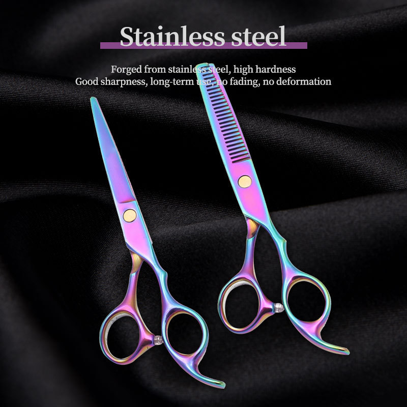 Professional Japanese Stainless Steel Razor Hair Barber Razor Scissors Hair Cutting Shear For Salon