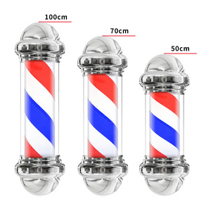 Custom barbershop Hairdressing LED turn light hair salon barber shop door outdoor retro wall hanging turn light