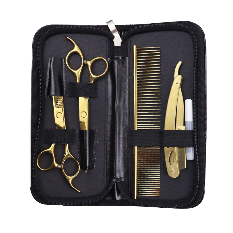 6 inch hair cutting scissors thinning shears kit stainless steel barber scissors set for hairdresser Haircut Hairdressing