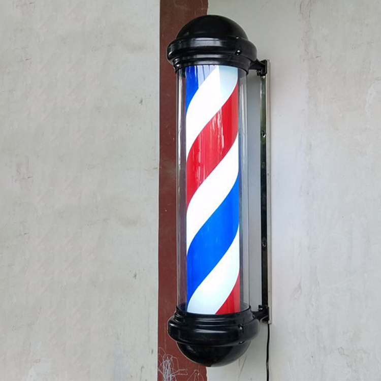 Custom barbershop Hairdressing LED turn light hair salon barber shop door outdoor retro wall hanging turn light