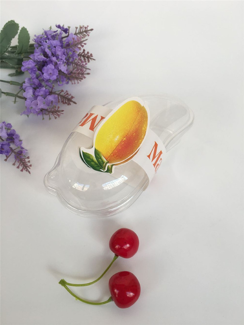 Mango mousse blister cake box transparent mango shape packing box cake baking plastic packaging boxes