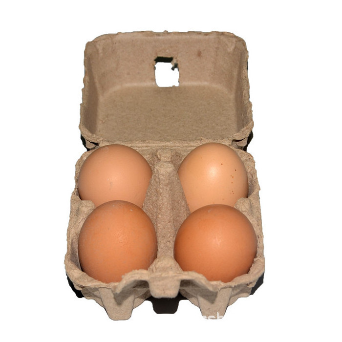 Recycled Paper Packaging Pulp 4/6/8 Empty Egg Boxes Tray Cartons Wholesale Egg Trays Kraft Paper Box