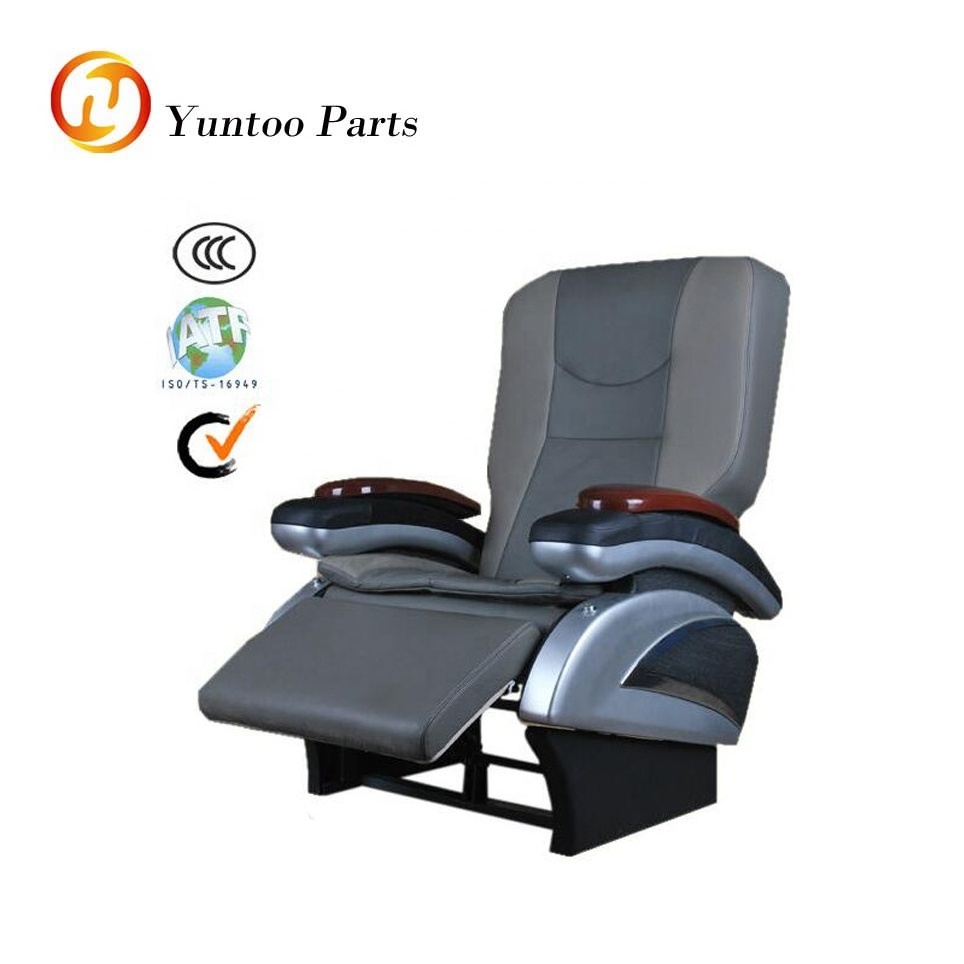 vip luxury seat with foot rest used for bus and train