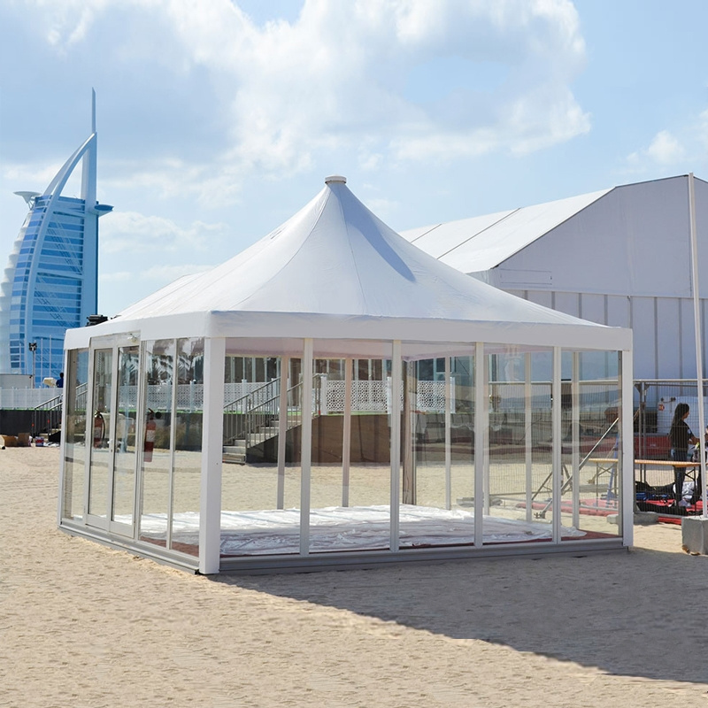 8 X 8M Aluminum Frame Pagoda Tent Gazebo Booth For Wedding Rental Market