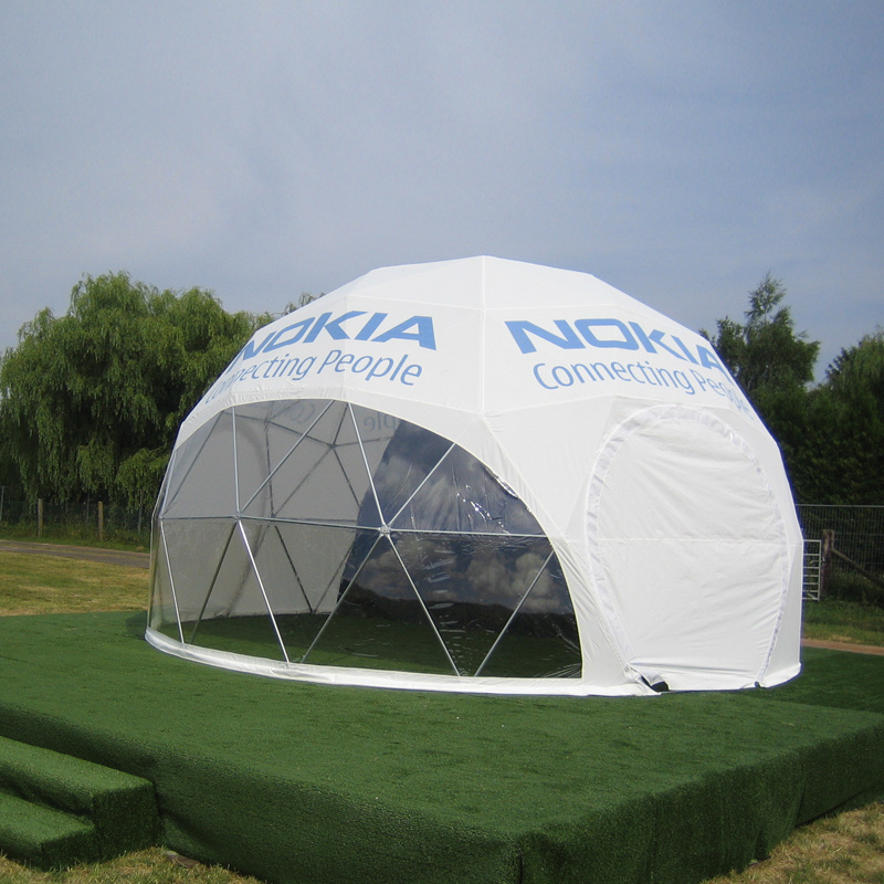 Transparent 3.6m Diameter Luxury Outdoor Camping Plastic Igloo Dome Tent