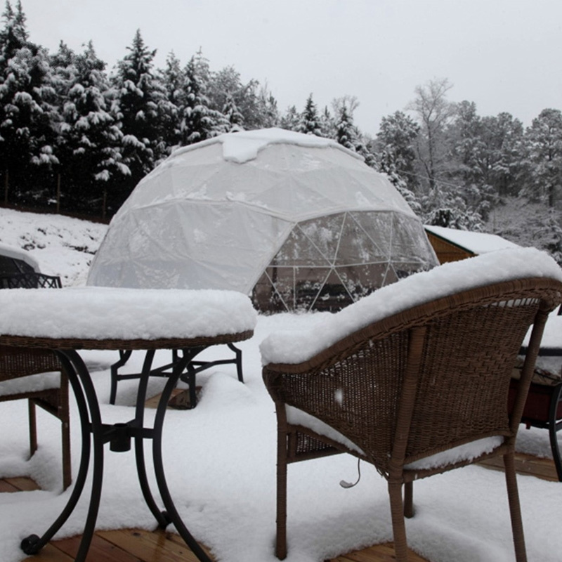 Winter Heated Outdoor Clear PVC Transparent Igloo Dome Tent For Dning/Cafe