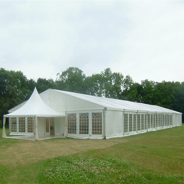 10x30 White Wedding Marquee Event Party Tent With Clear Window