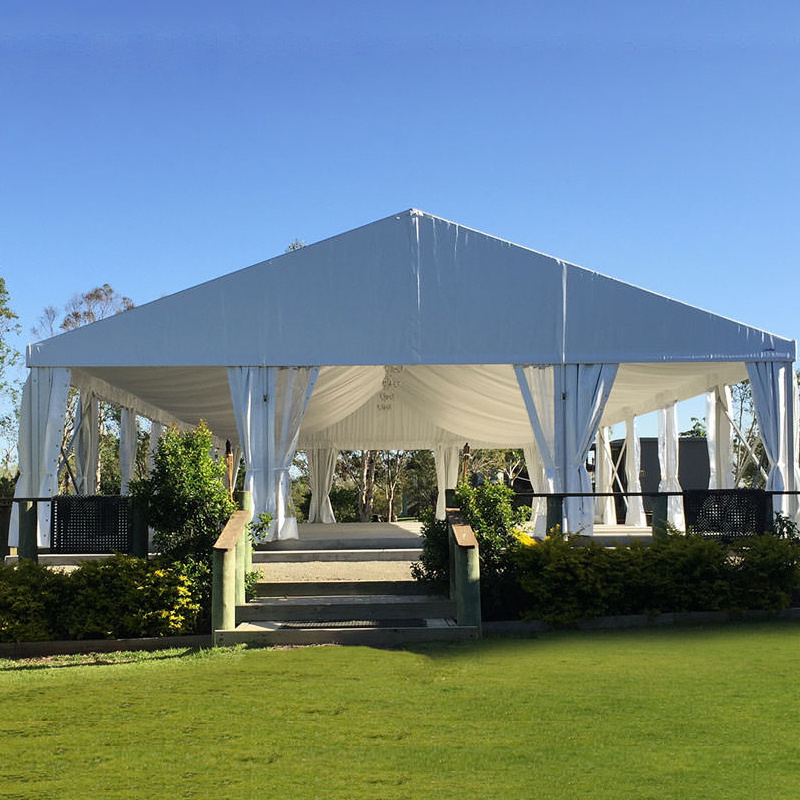 YUNTU China Wholesale Transparent Luxury Wedding Event 40x60 Party Tents For Sale