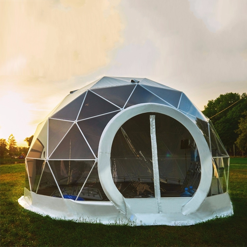 Transparent 3.6m Diameter Luxury Outdoor Camping Plastic Igloo Dome Tent