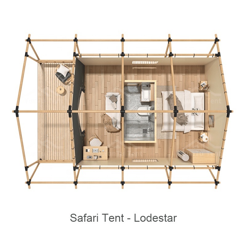 Lodestar - Safari Tent Luxury Canvas Glamping Tents With Bathroom