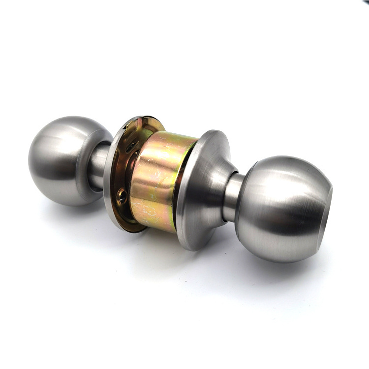 Entry Entrance Keyed Door Cylindrical Knob Lock  Double Cylinder Deadbolt Handle Lock Wholesale