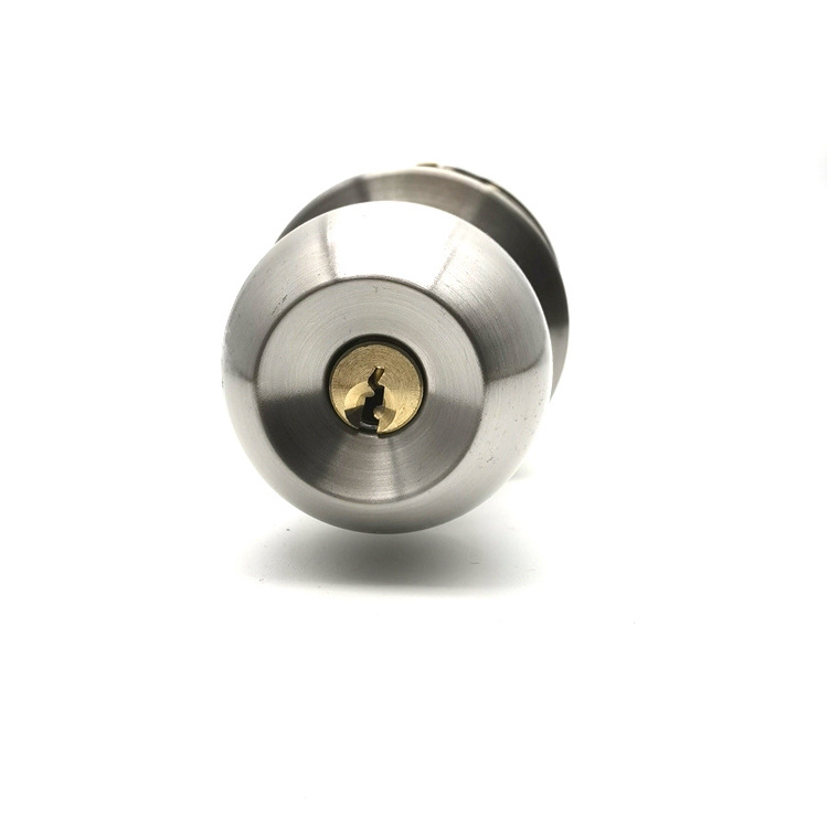 Entry Entrance Keyed Door Cylindrical Knob Lock  Double Cylinder Deadbolt Handle Lock Wholesale