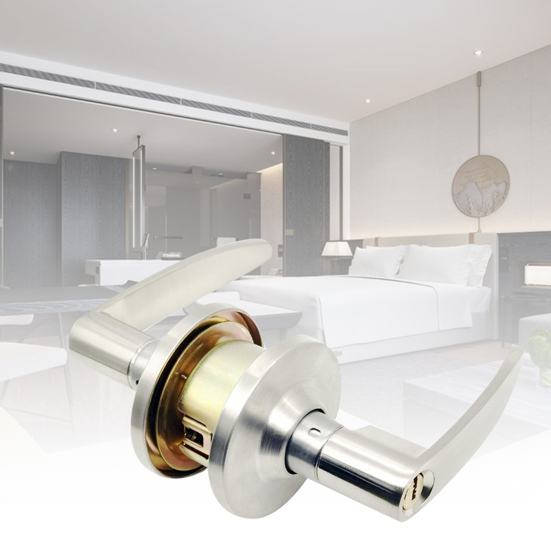 Privacy Lever Lock with ANSI Grade 2 Commercial Grade Heavy Duty Bathroom Privacy Handle Lock