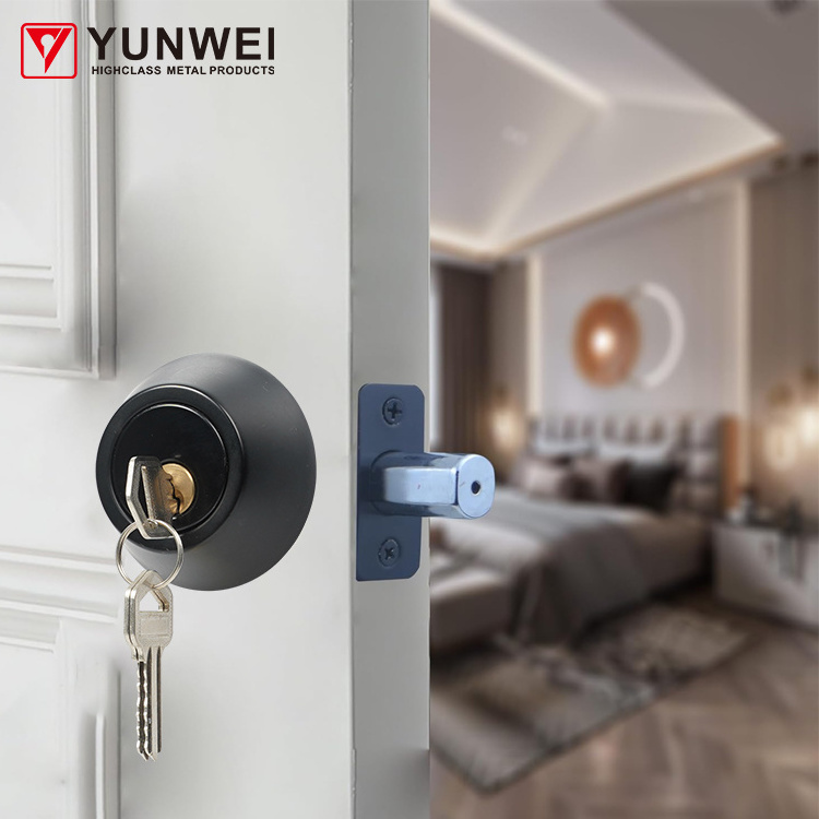 Wholesale Price Automatic Durable Brass Lock Cylinder Deadbolt Lock Keyed Single Double Brass Deadbolt Door Lock