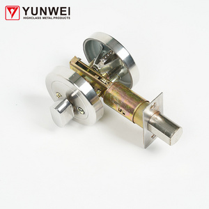 American Deadbolt Lock Heavy Duty Entrance Security Round Stainless Steel Single Sided Cylinder Dead Bolt Door Lock