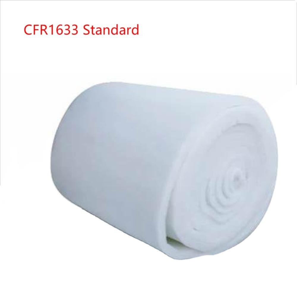 Eco-friendly Polyfill Textile Thermal Bonding Soft Non-woven Fabric Polyester Fiber Sheet Wadding For Furniture And Garment