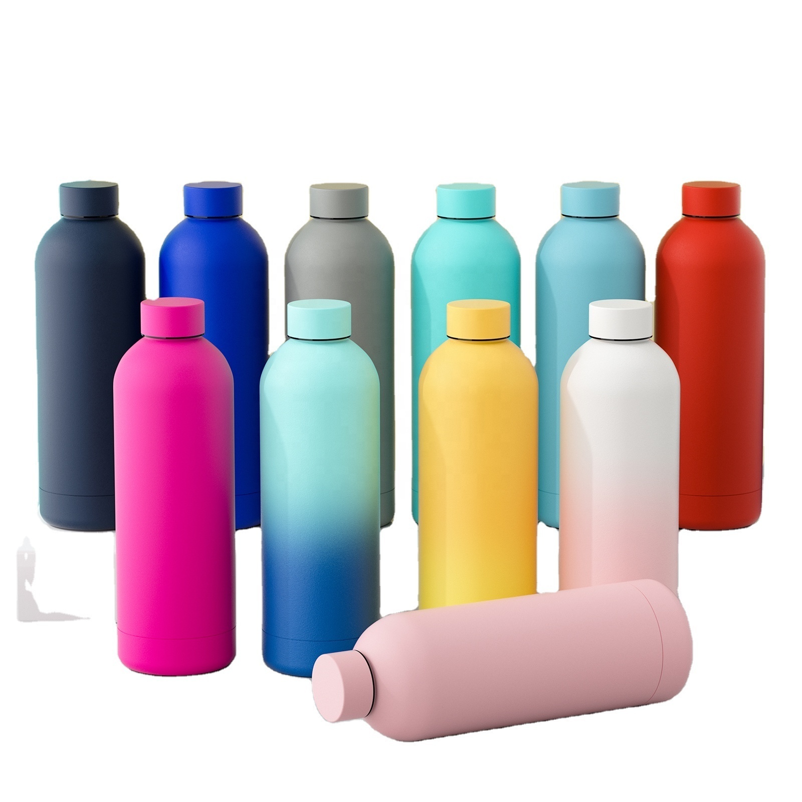 Wholesale 500ML Portable Sport Hot and Cold Vacuum Insulated Thermal Stainless Steel Water Bottle for Adults