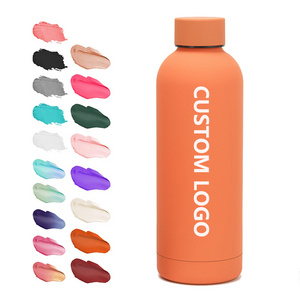 Manufacturer Suppliers Reusable Small Mouth 500 ml  Drink Insulated Double Wall Stainless Steel Sport Water Bottle