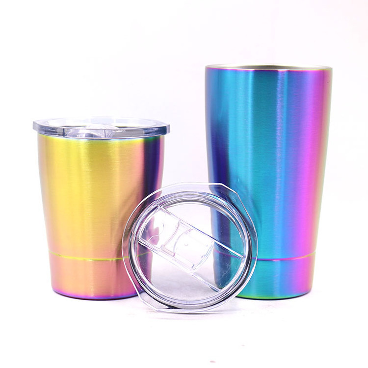 Hot Selling Double Wall Kids Toddler 8OZ Stainless Steel Tumbler Cups With Lid