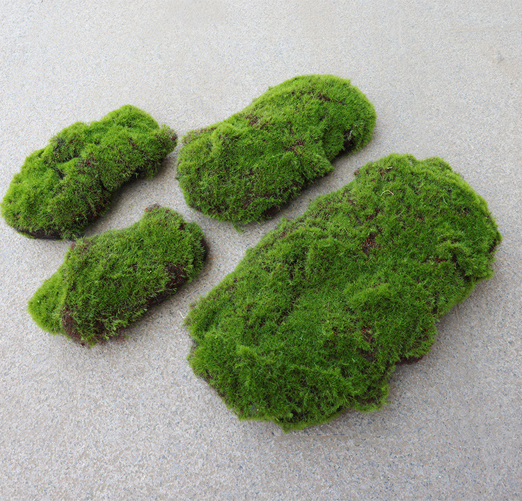 Moss Skin Moss Flocking Decoration Soft Installation Landscape Rockery Turf Lawn Hair Stone Simulation Moss Block