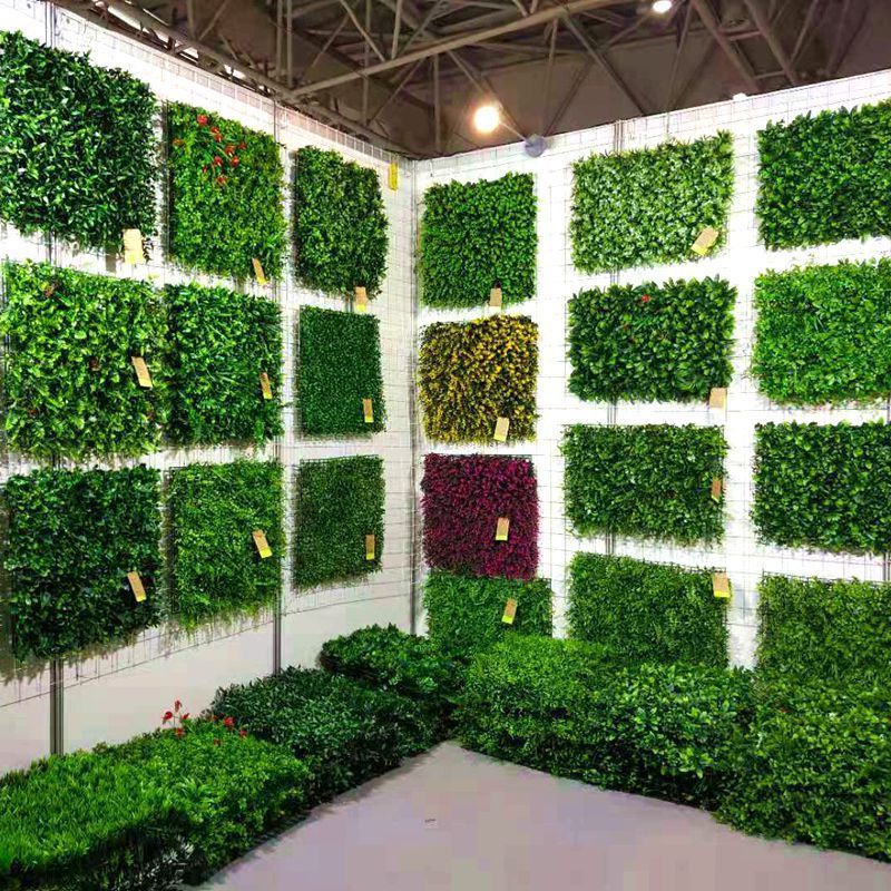 Artificial Sun Protection Anti-Uv Lawn Green Wall Decoration Plant Plastic Decoration Fake Simulation Plant Lawn