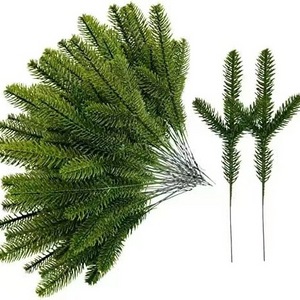 Artificial pine branches  plants Christmas green Tree Pine tree with stems Christmas tree decoration Home decor