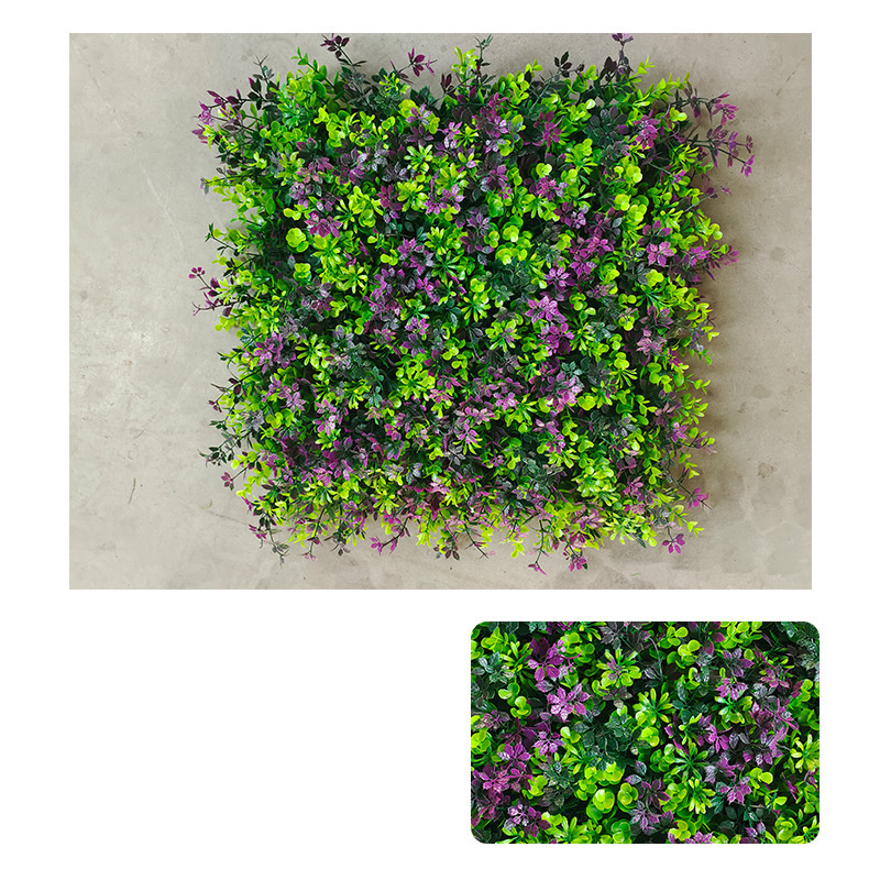 Artificial Green Plant Wall Milan Decorative Turf Eucalyptus Lawn Door Head Wall Hanging Background False Flower Wall