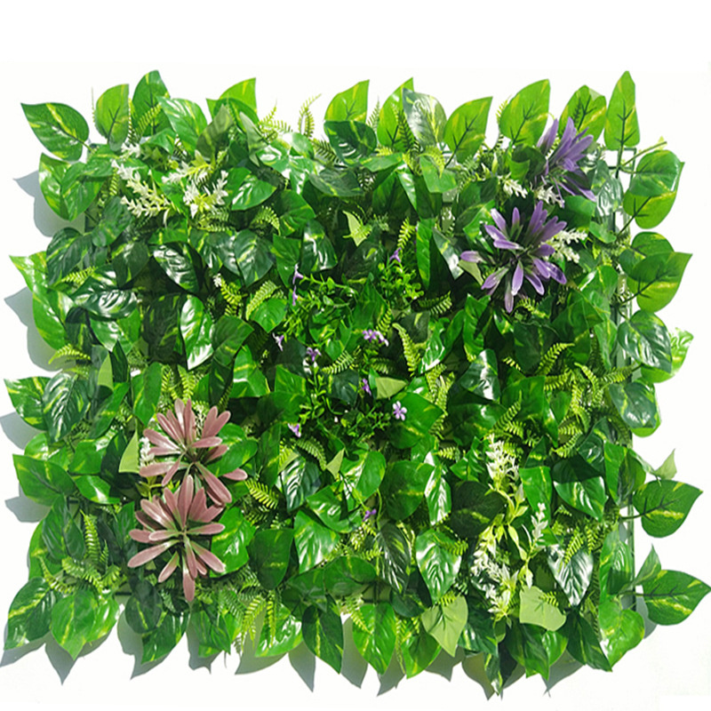 Artificial Green Plant Wall Milan Decorative Turf Eucalyptus Lawn Door Head Wall Hanging Background False Flower Wall