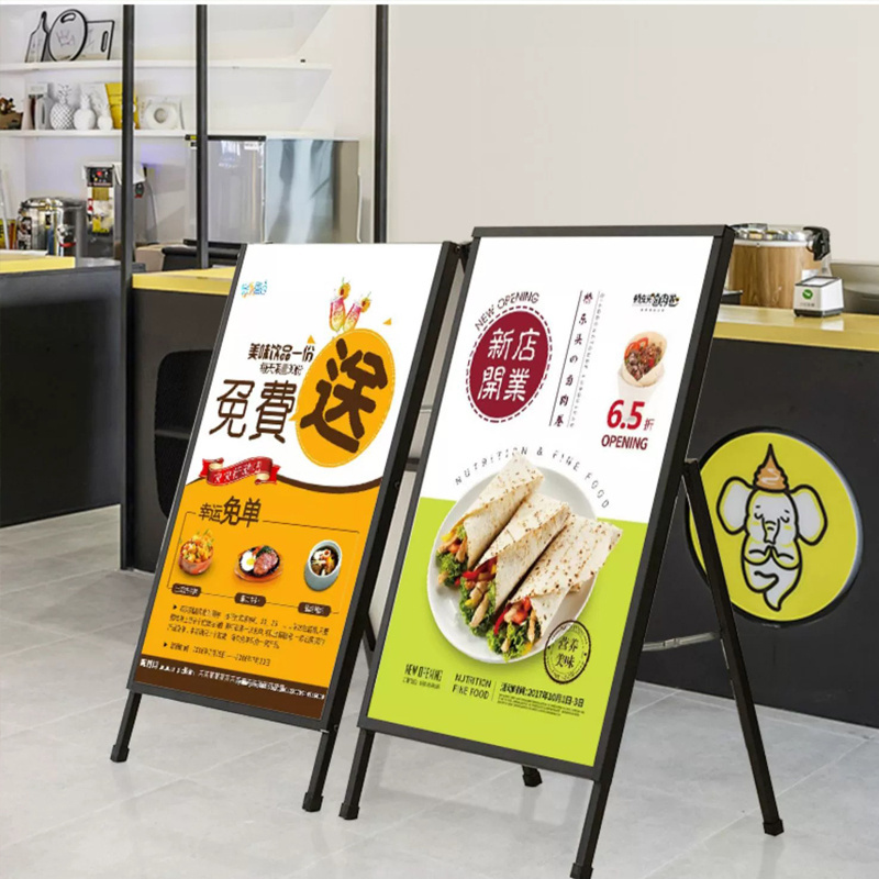 Wholesale Outdoor Customized Advertising Boards Manufacturers' A-Frame Sign Poster Stand