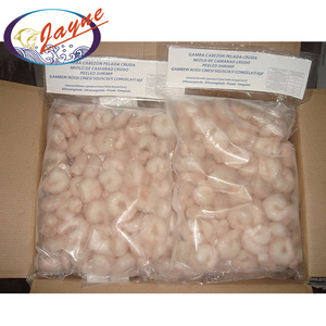 Sea Wild Caught Frozen Seafood Red Shrimp Iqf Peeled Undeveined Big Pud Pink Shrimp With Competitive Price