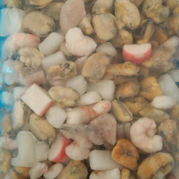 Frozen Mixed Seafood Wholesale Of Assorted Seafood Containing Squid And Scallops cooked seafood mix