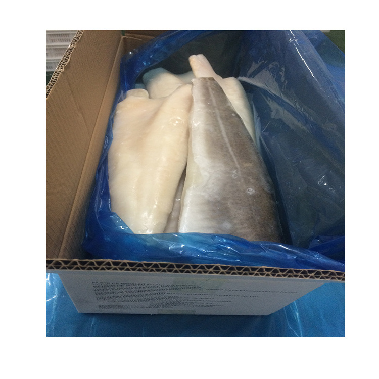 frozen light salted cod loin detail,frozen atlantic/pacific cod,high quality delicious frozen light salted fillet cod