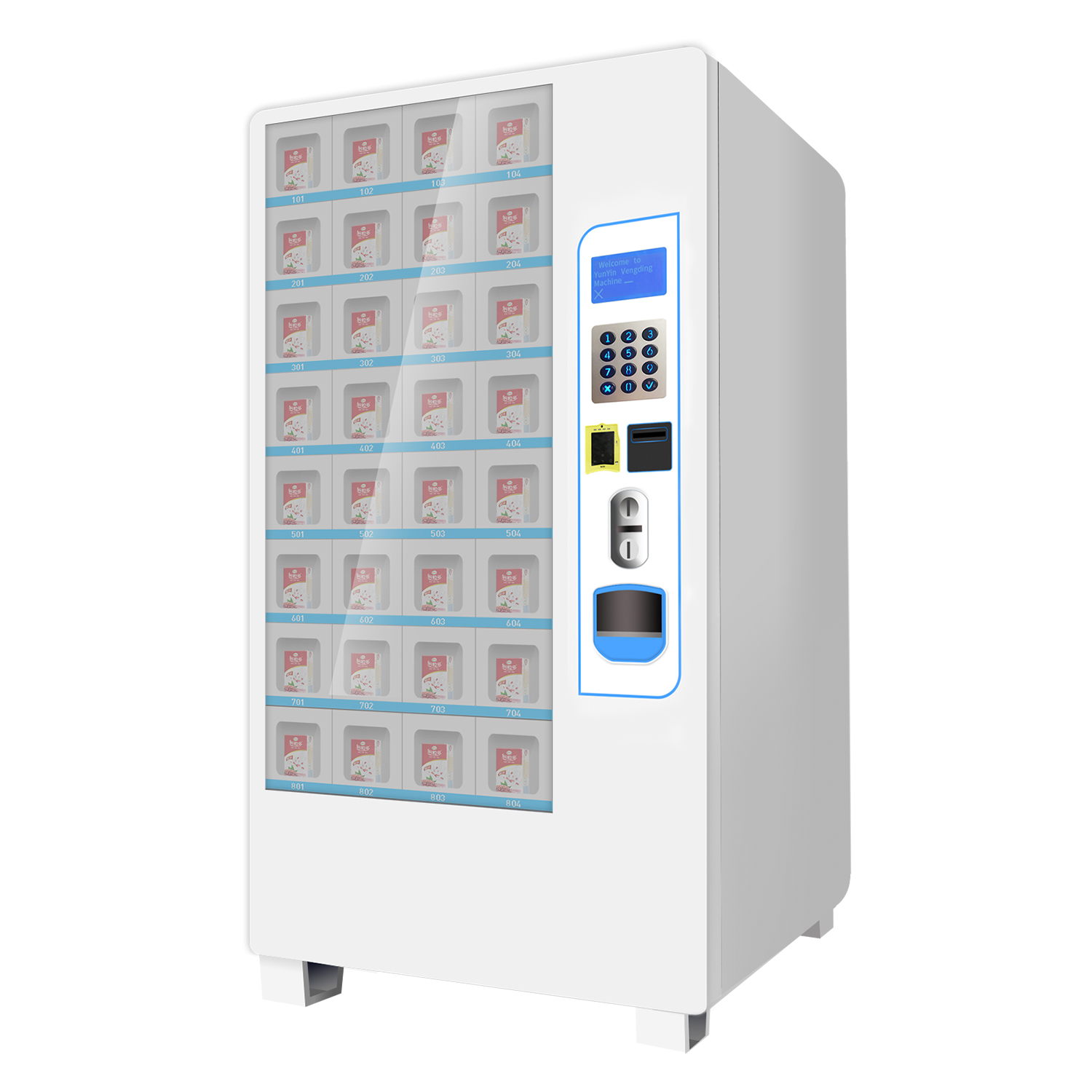 Hot Selling Cooling Locker Vending Machine Vegetables Frozen Yogurt Vending Machine