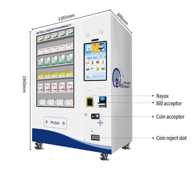 medical supplies vending machine medicine vending machine mask vending machine