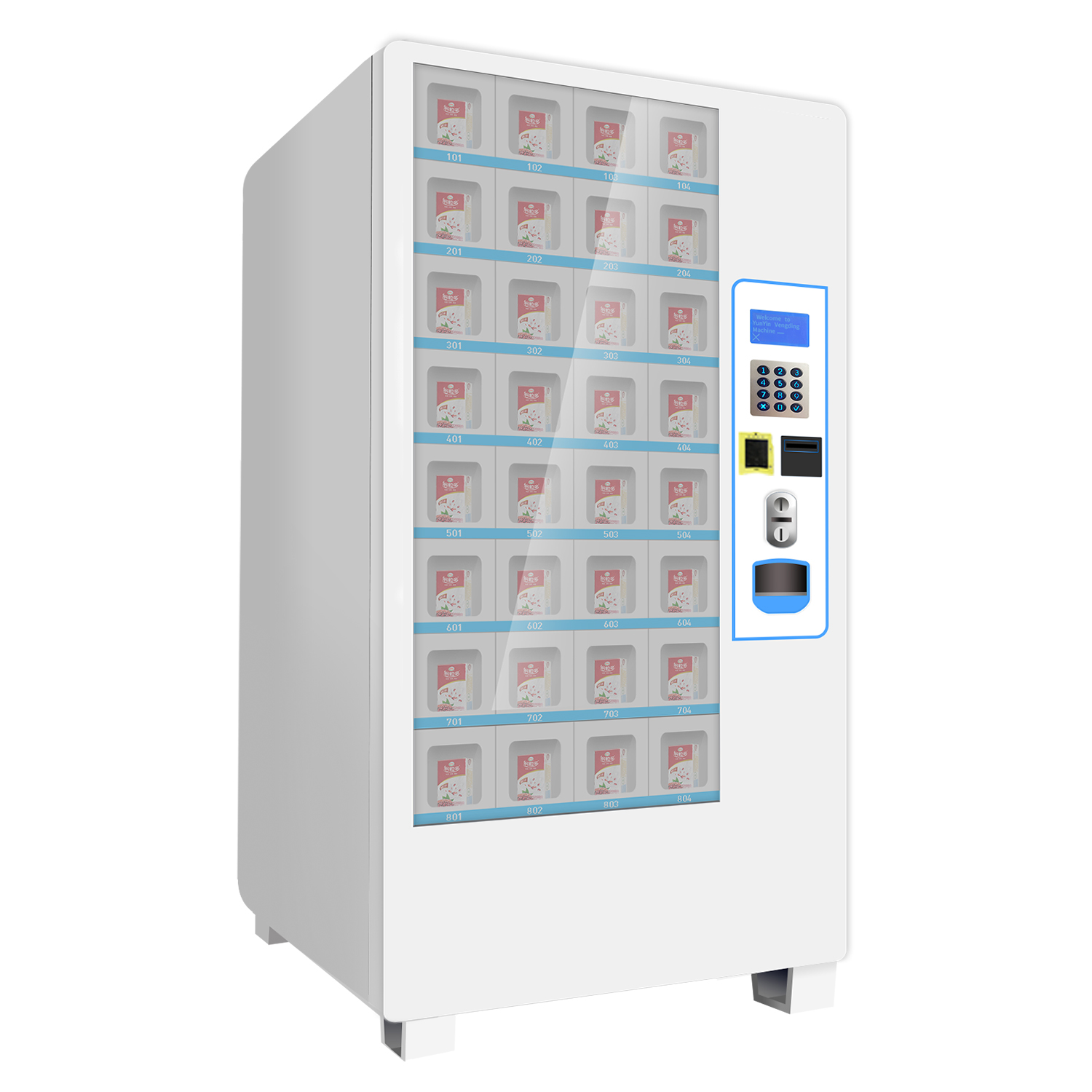 Hot Selling Cooling Locker Vending Machine Vegetables Frozen Yogurt Vending Machine