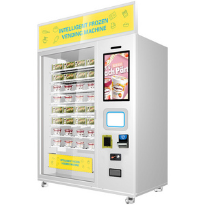 Touch Screen Fresh Fruit And Vegetable Vending Machine For Sale