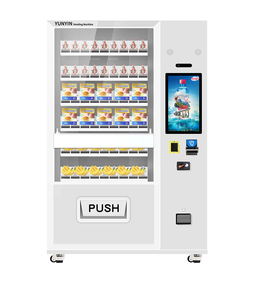 factory direct sell seafood vending machines, customized touch screen seafood vending machines